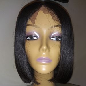 HotGirl HD 5×5 lace closure blunt cut wig 10inches
